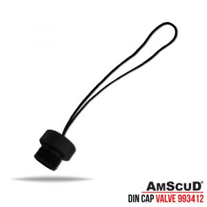 Alternative view of AmScuD Din Cap For Din Tank Valve