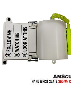 Alternative view of AmScuD Multi-Page Wrist Slate with Note Card