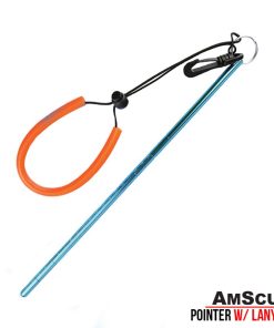 Alternative view of AmScuD Pointer with Measurement Marked with Lanyard