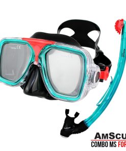 AmScud Combo Set Mask + Snorkel Fortec
