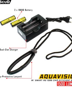 Alternative view of AmScuD Dive Light Aquavision