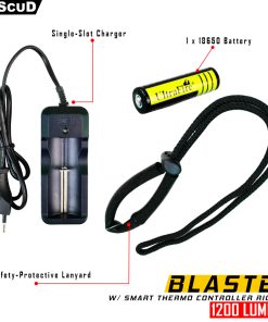Alternative view of AmScuD Dive Light Blaster