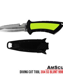 AmScuD Diving Cut Tool 304 SS BLUNT 2.7"