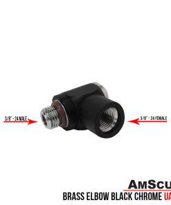Alternative view of AmScuD Elbow Nickle Black Chrome UA-23