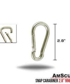 Alternative view of AmScuD Snap Stainless Steel Carabiner 2.8″