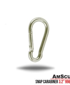 AmScuD Snap Stainless Steel Carabiner 3.2″