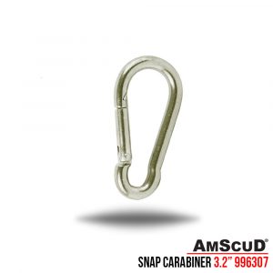 AmScuD Snap Stainless Steel Carabiner 3.2″