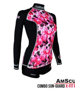 AmScuD Sun Guard Short Pants Long X-Fit PINK