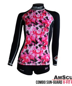 Alternative view of AmScuD Sun Guard Short Pants Long X-Fit PINK