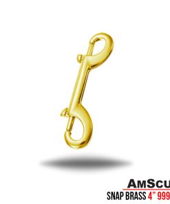 AmScuD Snap Double Ended Brass Hook Clip 4.0"