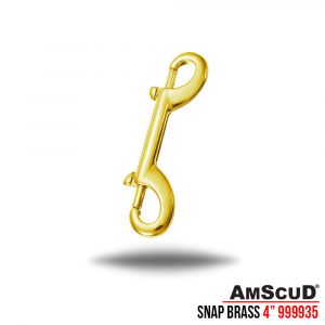 AmScuD Snap Double Ended Brass Hook Clip 4.0"