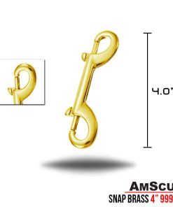 Alternative view of AmScuD Snap Double Ended Brass Hook Clip 4.0"