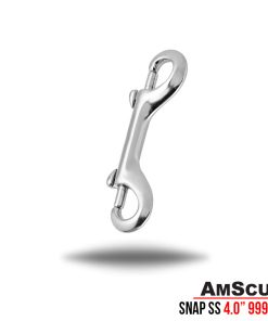 AmScuD Snap Double Ended Stainless Steel Hook Clip 4.0"