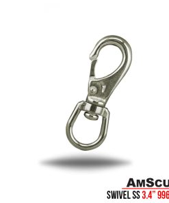 AmScuD Swivel Bolt Stainless Steel Snap 3.4”