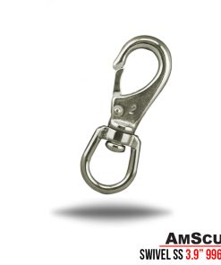 AmScuD Swivel Bolt Stainless Steel Snap 3.9”