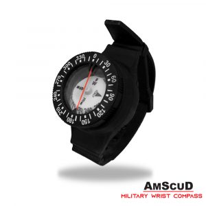 Alternative view of AmScuD Wrist Compass Military