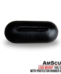 Alternative view of AmScuD Lead Weight 1kg/2lbs With Protector Rubber Oval