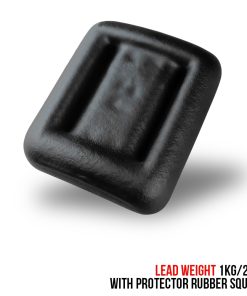 Alternative view of AmScuD Lead Weight 1kg/2lbs With Protector Rubber Square