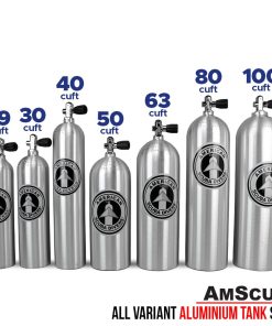 Alternative view of AmScuD Scuba Tank/Scuba Cylinder Alluminium 100 Cuft/ 13.2 Liters