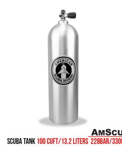 AmScuD Scuba Tank/Scuba Cylinder Alluminium 100 Cuft/ 13.2 Liters
