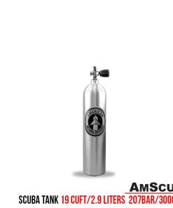 AmScuD Tabung Selam/Scuba Tank/Scuba Cylinder Alluminium 19 Cuft / 2.9 Liters