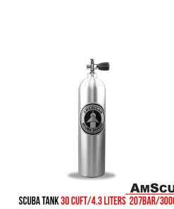 AmScuD Scuba Tank/Scuba Cylinder Alluminium 30 Cuft / 4.3 Liters