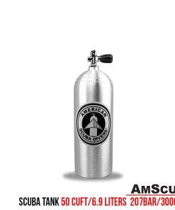AmScuD Scuba Tank/Scuba Cylinder Alluminium 50 Cuft / 6.9 Liters