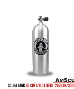 AmScuD Scuba Tank/Scuba Cylinder Alluminium 63 Cuft / 9.0 Liters