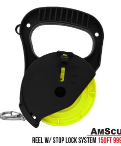 Alternative view of AmScuD Dive Reel with Locking System 150feet