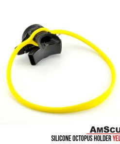 Alternative view of AmScuD Silicone Octopus Holder / Necklace Yellow