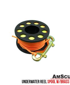 Alternative view of AmScuD Underwater Reel Spool W/ Brass Clip 45 feet
