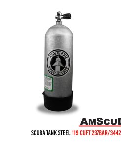AmScuD Tabung Selam/Scuba Tank/Scuba Cylinder Steel 119 Cuft/ 15.1 Liters