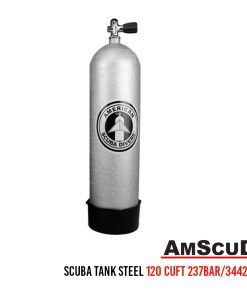 AmScuD Tabung Selam/Scuba Tank/Scuba Cylinder Steel 120 Cuft/ 15.3 Liters