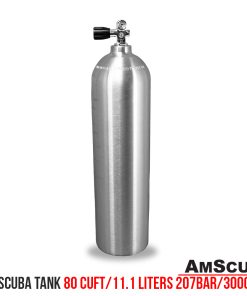 Alternative view of AmScuD Scuba Tank/Scuba Cylinder Alluminium P80 80 Cuft / 11.1 liters