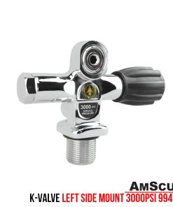 Alternative view of AmScuD K-Valve Left Side Mount 3000psi