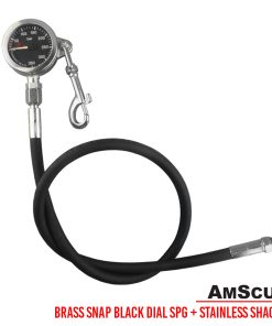 AmScuD Brass Snap Black Dial SPG + Stainless Shackle