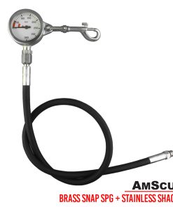 AmScuD Brass Snap White SPG + Stainless Shackle
