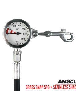 Alternative view of AmScuD Brass Snap White SPG + Stainless Shackle