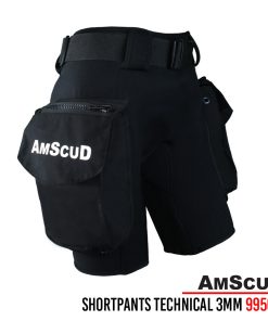 AmScuD ShortPants Technical Black 3mm