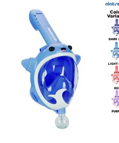 AmScuD Full Face Mask Junior Aqua Blaster Whale
