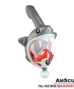AmScuD Full Face Mask Junior Aqua Blaster Shark