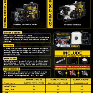 Alternative view of COMPRESSOR KOMBA C100