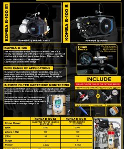 Alternative view of COMPRESSOR KOMBA B100