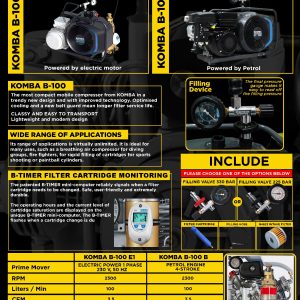 Alternative view of COMPRESSOR KOMBA B100