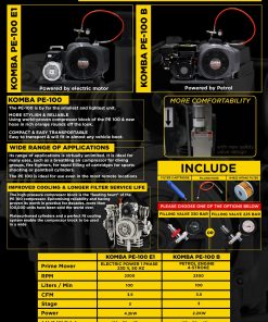 Alternative view of COMPRESSOR KOMBA P100