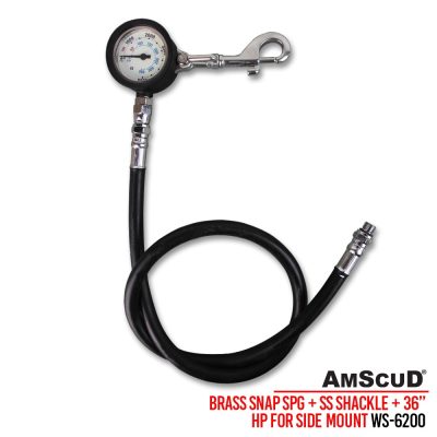 AmScuD Brass Snap SPG+SS Shackle+36″ HP For Side Mount