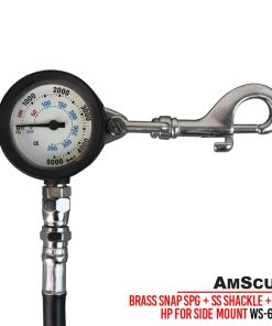 Alternative view of AmScuD Brass Snap SPG+SS Shackle+36″ HP For Side Mount
