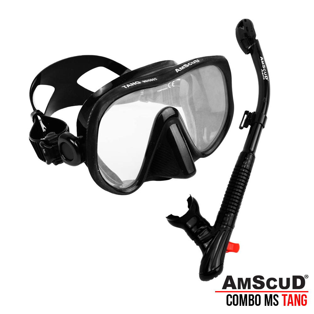 Combo AmScuD MS Tang – Frameless Mask + SuperDry Snorkel