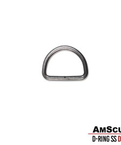 AmScuD D-Ring SS DR-9 (4.6x3.4cm)