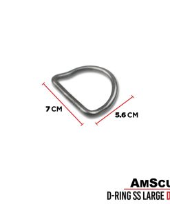 Alternative view of AmScuD D-Ring SS LARGE DR-8 (7×5.6cm)
